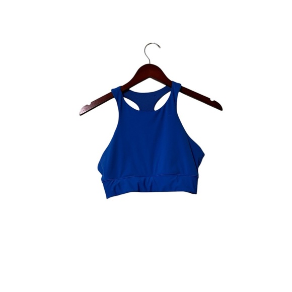 Athleta Longline Sports Bra Royal Blue- Size Smalll - Picture 1 of 6